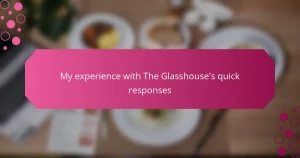 My experience with The Glasshouse’s quick responses